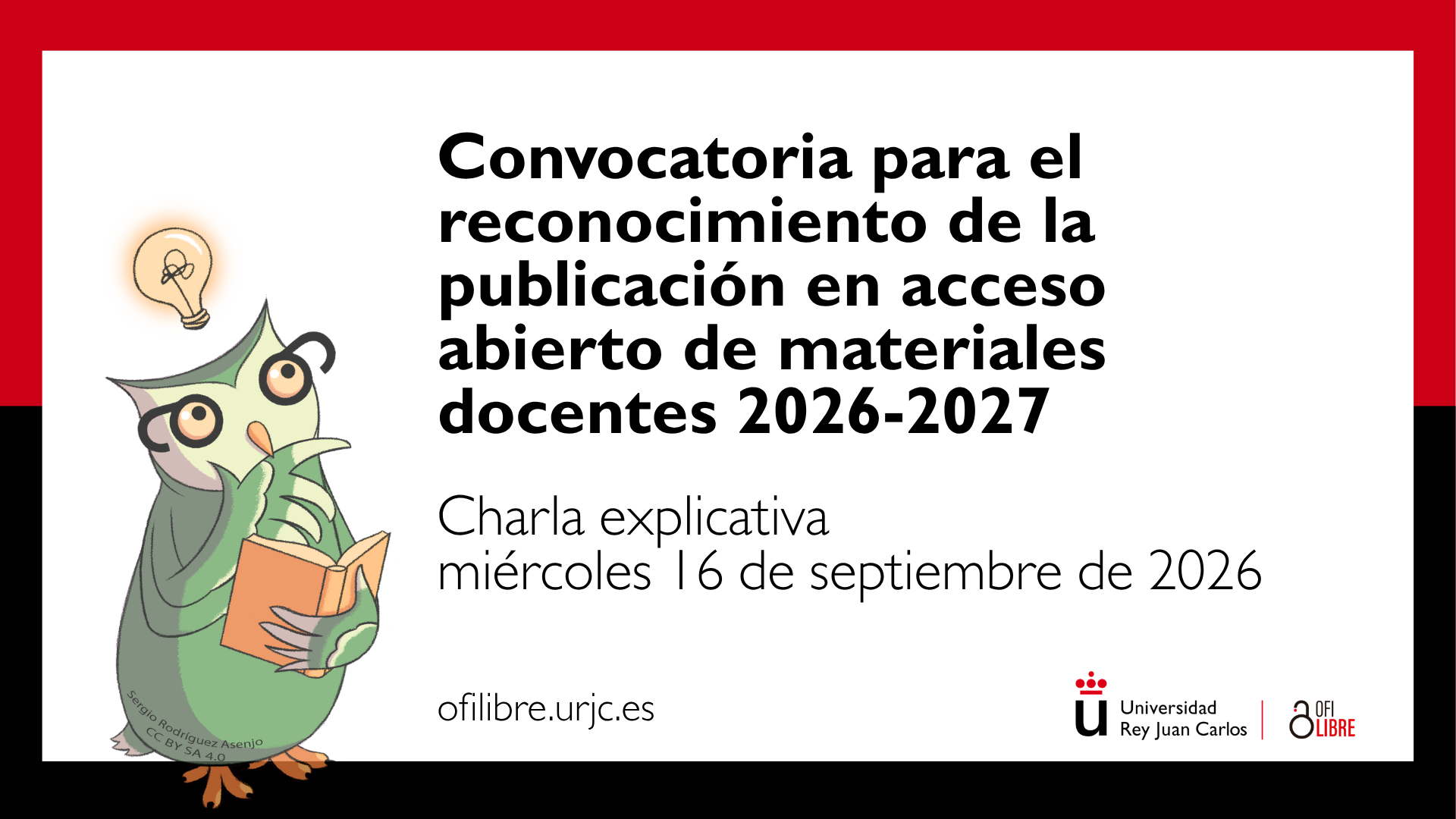 Charla Presentación Convocatoria Materiales Docentes en Abierto 2026-2027